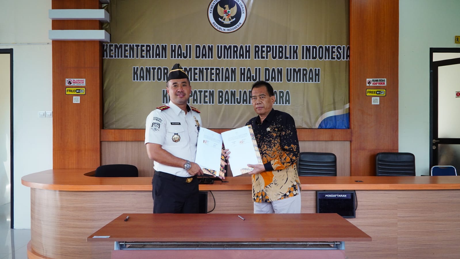 Perkuat Sinergi, Imigrasi Cilacap Jalin Kerja Sama dengan KEMENHAJ Banjarnegara