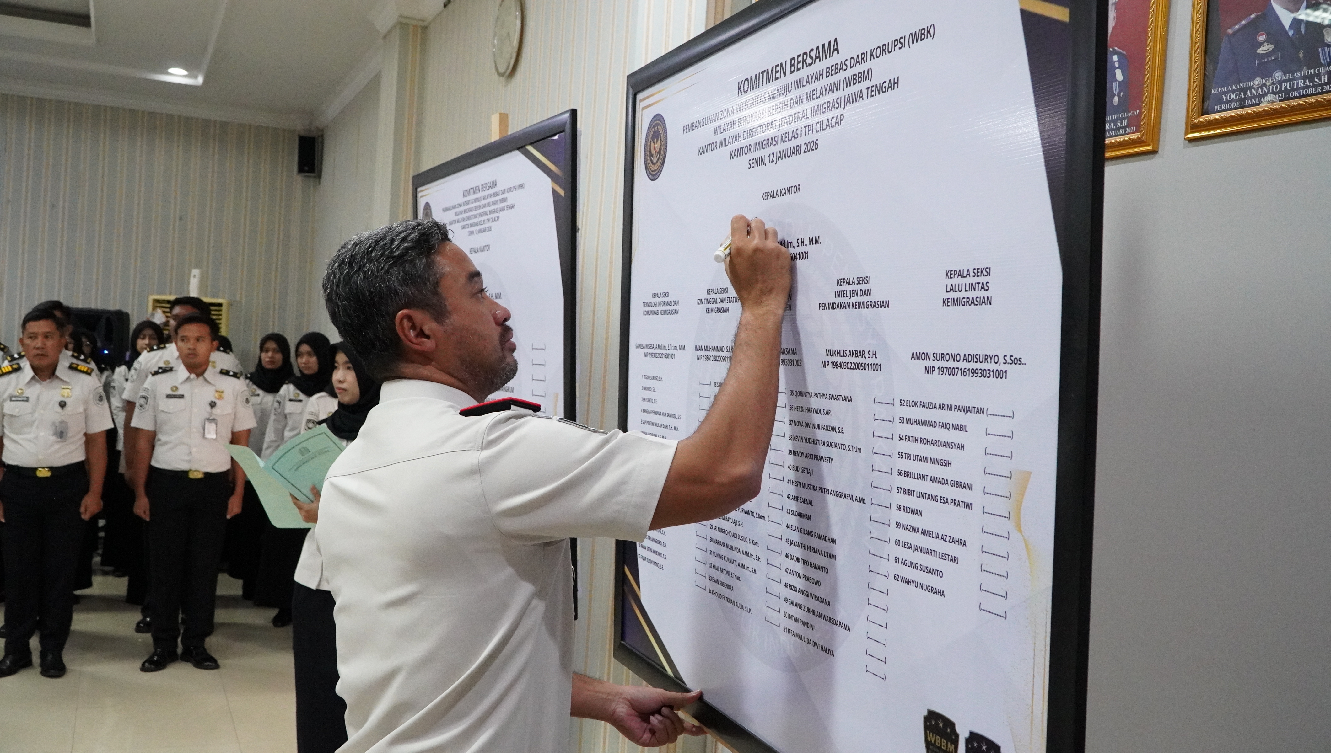 Perkuat Komitmen dan Integritas, Kantor Imigrasi Cilacap Laksanakan Penandatanganan Perjanjian Kinerja 2026
